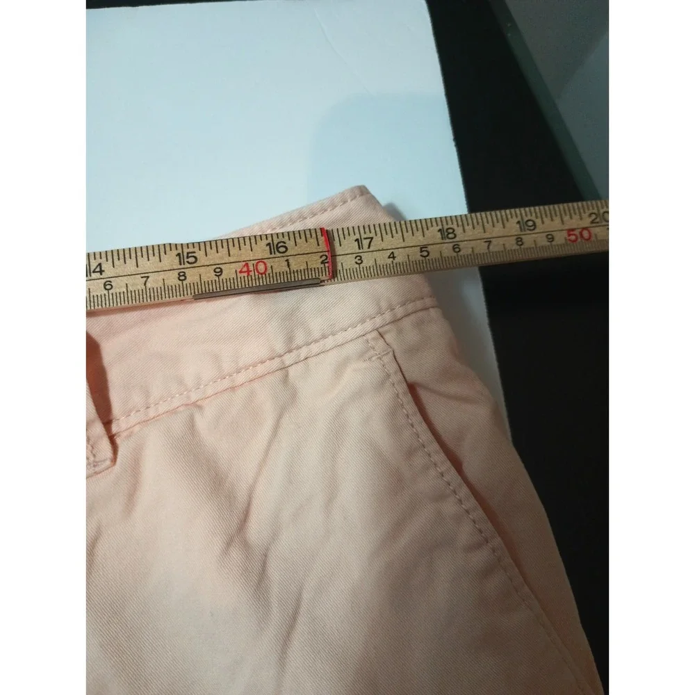 Ann Taylor LOFT Pale Pink Women's Chino Shorts Size 12 100% Cotton 4 Inch